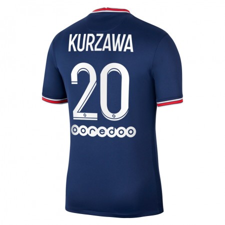 Billiga Fotbollströjor Paris Saint-Germain Layvin Kurzawa 20 Hemma tröja 2021/22 Kortärmad